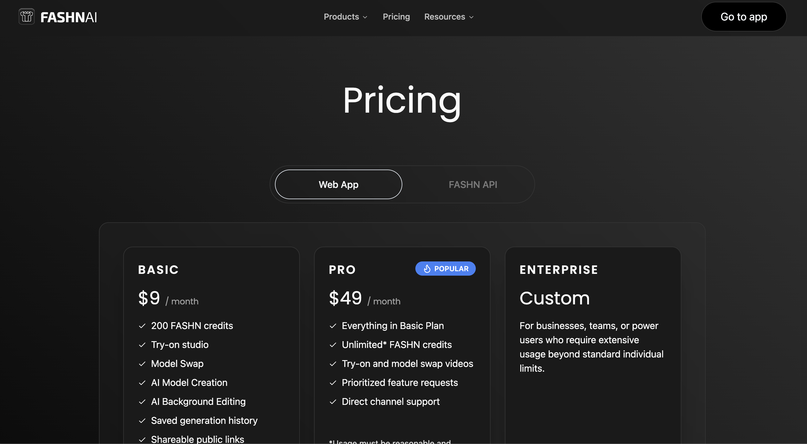 pricing-fashn-ai